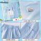 Yoyo One (yoyo One) Girls Summer Suit 2025 Новый ледяной шелк широко ног брюки детские модные уличные жарки летние костюмы девочки дофаминовые короткие рукава 15265 зеленые + 9937 метров белый [Set] 170 170 см.