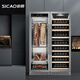 Xinchao Beef Aging Cabinet Commercial Large Capacity Air-cooled Intelligent Wine Cabinet Double Door Intelligent Air-cooled Frost-free Preservation Aging Cabinet + Wine Cabinet Dual Combo - Original Color