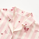 Fundenk ein Pyjama Frauen reines Baumwollsommer neuer Revers-Kurzärmer-Hosen Cartoon Damen Home Clothing Set