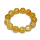Fat Donglai high-quality beeswax bracelets for men, natural, single-circle, round beads, chicken oil, yellow full honey, raw mineral, Baltic Sea, No. 9/1