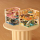 Zhe Gaochuang Toy Building Blocscs Cat Star Man Apartment Street View Assemblé Creative Girl Toy Gift DZ6104 WANGWANG Fashion Home-1048PCS