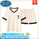 Palando 2025 summer innocent cotton pajamas for women thin shorts shorts for students ins style new style for outdoor wear home clothing set Short-sleeved shorts - G6636# M [70-90Jin [Jin equals 0.5 kg]]