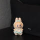 Labubu doll clothes Labubu sits on the party trendy toys Macaron glue doll pendant pure handmade 17cm doll clothes Mint green pleated skirt does not contain babies