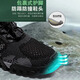 Liaoyuanhuo River Tracing Shoes, Wading Shoes, Men's Sandals, Outdoor Beach Shoes, Quick-drying Sports, Non-Slip, High-end and Premium 2025 New Style, Black Size 43, Stable Grip, Comfortable and Wear-Resistant