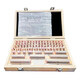 Southwest-Gang-Präzisionsmessung des Blocks mit Hochgeschwindigkeitsstahl-Metrik-Blockmesser 3883 Level 10 Mikrometer-Teststandard-Block-Set 32-Stufe Klasse 1