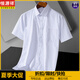 
Hengyuanxiang free ironing plaid short-sleeved shirt men's summer thin style plus fat plus size fat man professional business half-sleeved shirt DX6629 38