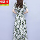 
Hengyuanxiang middle-aged mother M mom summer temperament chiffon dress 2025 new women's summer fashionable light luxury skirt 9731 red flower M (86-96Jin[Jin equals 0.5 kg])