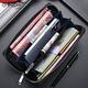 Jinlilai Wallet Herren Long 2025 Neues echtes Leder PVC Handtasche Herrenmünzen Brieftasche Herrenkupplungen Mode Brieftasche [Exquisite Geschenkbox]