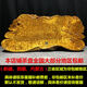 黄金樟根雕中式复古茶盘满榴花整块实木金丝楠木功夫茶海家用客厅 墨绿色 z2677