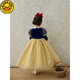 G.duck girls dress autumn and winter Snow White fashionable children's Lolita princess dress baby birthday dress tutu skirt Snow White fake two pieces 100 cm