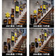 Polymer_photo Selección de pared Combinación Marco de fotos Estilo industrial Marco decorativo Marco de imágenes colgante Marco 2694 All Black (19 piezas) Bolsa estándar