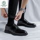 Pájaro carpintero nicho imitación de cuero zapatos casuales primavera zapatos de cuero formal