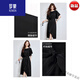 Romon High-End New Summer Super Beautiful ein Langzeit-Halsband Hist-Hugging Temperament High-End French schwarze schwarze Kleidungskleidung High-End-Marke + Black + Top Ten Damen-Kleidungsmarken m