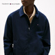 TOMMY HILFIGER25 spring and summer new men's and women's lightweight poplin casual sports simple coach executive lapel jacket navy blue DW5 M (recommended 135-150Jin Jin equals 0.5 kg)