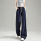 
Tang Shi 2025 summer women's spliced ​​casual pants