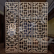 Dongyang Wood Carving Chinese Antique plafond Porte sculptée Porte d'écran de cloison creux Portes et fenêtres en bois massif en bois de calandre de pelle