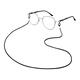 Glasses rope hanging neck men's retro fashion anti-lost and anti-falling lanyard chain presbyopia eye hanging chain sunglasses chain women's anti-lost glasses lanyard * 3 pieces