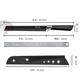 Palice rust-proof watermelon knife fruit knife household cutting watermelon cantaloupe special knife extended with scabbard