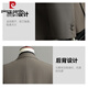 Pierre Cardin high-end double-breasted suit suit for men, groom, wedding, business casual, spring and autumn new formal suit top, brown (suit + trousers + vest) with free tie XL (suitable for 126-140 Jin Jin equals 0.5 kg)