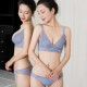 
Urban beauty girl lace underwear suit sexy, no steel ring thickened small breast 3-breasted no marks on top 1389 pattern black 70A 32