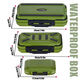 Zailu waterproof thickened fishing gear storage box Luya sea fishing fake bait fish hook accessories box parts box waterproof green large 360 waterproof