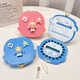 Laubzähne Gedenkbox Laubzähte Aufbewahrungsprotokoll Kinder Jungen und Mädchen Zähne Kollektion Kollektion Süßes Cartoon Eggs Party Baby Blau Blau Ei Blau Hi Egg Blau