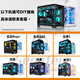 Xingu RTX5060TI/5060 host I5 14600KF/12600KF assembled computer host high-end e-sports game host desktop DIY complete machine white sea view room 1 12600KF/5060/16G/512 black