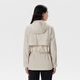Kolon Sportkolon Sport Commentaire Couleur solide extérieur sport décontracté veste à capuche à capuche pour femmes taupe gr m