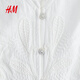 H/M2025 Summer New Women Fashion Fasual Casual вышитая хлопковые комбинезоны 1293953 White S 160/88