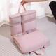 FVFH Japan Koffer Aufbewahrungstasche Multifunktion faltbare Reisebereiche Kleidung Unterwäsche-Unterwäsche-Paket und Finishing Bag Pink 7-in-1-Reisetasche