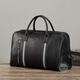 Sac de voyage masculin de Walker Shop [First-couche Cower Sac à grande capacité Bagure Business Travel Bagage One épaule Crossbodybag Black (hauteur 32 * 48 * 27cm d'épaisseur)