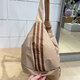 
Adidas Clover Shoulder Bag Men's Bag Women's Bag 2025 Summer New Cloud Croissant Croissant Crossbody Bag Casual Bag Sports Bag KA9272 Warm Sand Color Large 33*48cm MISC