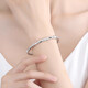 Tan Jin's new pt950 platinum star track bracelet for women, fashionable platinum closed round round carving semi-solid bracelet. All Specifications are based on the actual weight. Refund for more or less.