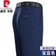 皮尔卡丹（pierre cardin）夏季薄款桑蚕丝男士西裤正装西装裤男中年青年免烫上班直筒男裤子 【薄 款西裤】6630浅卡其 29 (2尺2)
