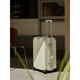 
Dream traveller (Dream traveller) large capacity suitcase new aluminum frame trolley case universal wheel suitcase password box leather box men and women light green_vanilla milkshake 20-inch (USB charging + water cup holder + mobile phone stand +