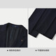 Heilan House (HLA)/Heilan House Flat Lapel Imitation Wool Suit 25 Autumn New Brooch Decorated Slim Fit Elastic Waistband Western Men Navy Blue 56 (suit + pants) 3XL 180/100B Recommended 152~170Jin Jin equals 0.5 kg