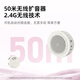 Melada Wireless Lavalier Little Bee Loudspeaker Teacher's Special Guide Teacher's Anti-Howling Outdoor Loudspeaker Speaker Bluetooth Speaker Max Button Lavalier Version Cherry Blossom Pink