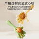 Bao's baby teether oral comfort chewing rubber palm rattle molar stick bite happy baby grasping toy nano silver