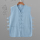 
Zuosik summer thin sub-cotton linen vest Chinese style Tang suit men's vest clip Han jacket and plate button old man sweatshirt north beige white sesame 1901B vest 2XL 155-170Jin [Jin equals 0.5 kg]