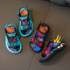 Children's sandals, boys' shoes, summer sports beach shoes, boys' non-slip, soft sole, breathable children's shoes, sky blue 27