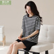 Mengxinsheng Brand Pyjamas en coton pur pour femmes en été short à manches courtes et mignon style mignon pour l'usure en plein air 9856 m