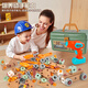 
Children's repair tool box for boys aged 3 to 6, they can disassemble and assemble the electric screwdriver and set up the puzzle assembly and repair toys [81 pieces set] screw tool box 9905