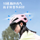 Kuferg New Children's Cycling Helm mit Schutzbrille für Teenager Mountain Road Bike Männer und Frauen Fahrradschutzausrüstung Bubble Pfirsichpulver-Gray-Brille M (Empfohlener Kopfumfang 53-57 cm)