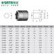 Sata Sata Imperial Zhongfei Sleeve 10 mm Standard 38 HEXGONNE PLUMERIE CHEEVE SEULLE TELLE DE CONDE TEL