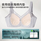 Xiawo.zhi.Show große Brüste und kleine BHs, sommerliche dünne Stil, atmungsaktives und verstellbares Typ, Brust- und Anti-SAG-Unterwäsche 2025 Neueste C Cup, Champagnerfarbe XL 40/90c