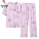 TUCANO; Woodpecker full cotton short-sleeved pajamas women's suit summer trousers pure cotton home clothes can be worn outside in summer spring and autumn cartoon Y9715 M (recommended 75-95Jin [Jin equals 0.5 kg])