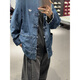 Adidas (adidas) clover snake Neujahrspaar Neues chinesisches Denim Sport Tang Jacket JY8275JZ9928 Blau JZ9928 S
