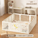 Wanle Bear Baby Game Game Fence Infant and Child Guar-Rater-Crawling Mat Small Living Room Indoor Home Game Star Fence 180 * 200 [Donnez 50 balles océaniques]