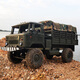 Zhouge professional rc remote control vehicle off-road transportation truck six-wheel drive charging full proportion super large-scale children's electric vehicle American military card proportional throttle two batteries