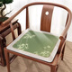 Sitzpolster im chinesischen Stil vierjähriger Universal Stuhl Kissen Eis Seidenkissen Kühle Matte Maserholzmöbel Mahagoni-Sofa Stuhl Kissen U2694n-Cyanqing Pfirsich Blossom N [Ice Seidengewebe] 50*50 cm (Standardkissen)